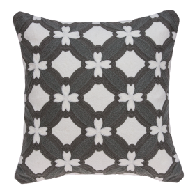 Parkland Collection NOma and White Throw Pillow