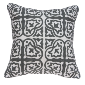 Parkland Collection Heera and White Throw Pillow