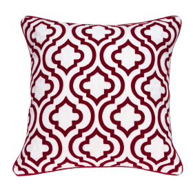 Parkland Collection Nilam Red and Throw Pillow
