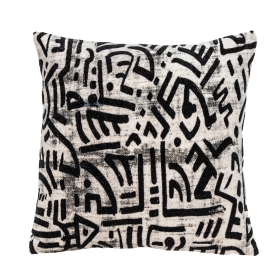 Parkland Collection Azar Transitional White Throw Pillow