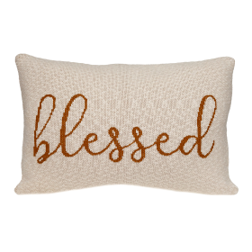 Parkland Collection Blessed Transitional Throw Pillow