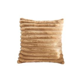 19.7in Medieval Style Jacquard Texture Pillowcase – Decorative Throw Pillow with Raw Edge Waist, Elegant Cushion Cover
