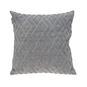 Parkland Collection Sorrel Transitional Throw Pillow (Color: Gray, size: 18" x 18")